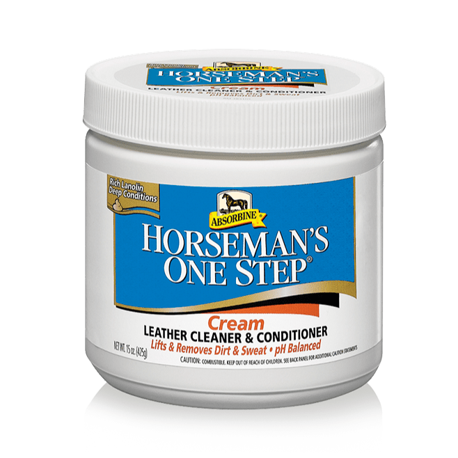 ABSORBINE STABLE SUPPLIES 425G Absorbine Horsemans One Step Cream Leather Cleaner And Conditioner