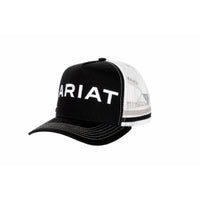 ARIAT ACCESSORIES BLACK Ariat Patriot Truckers Cap