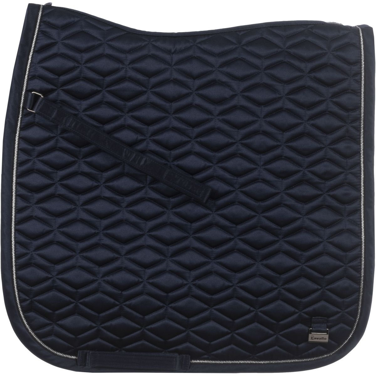 CAVALLO SADDLEPADS & NUMNAHS FULL / DARK BLUE Cavallo Bamboo Dressage Saddle Pad in Dark Blue