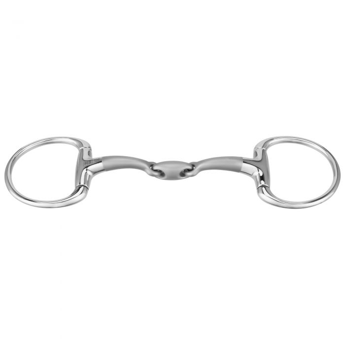 HERM SPRENGER BITS & ACCESSORIES Sprenger Satinox Eggbutt Double Jointed Snaffle Bit