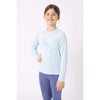 HORZE CLOTHING Horze Kids Flora Functional Long Sleeve Shirt in Ice