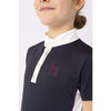 HORZE CLOTHING Horze Kids Nyra Show Shirt in Navy