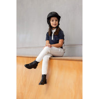 HORZE CLOTHING Horze Kids Nyra Show Shirt in Navy