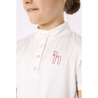 HORZE CLOTHING Horze Kids Nyra Show Shirt in White