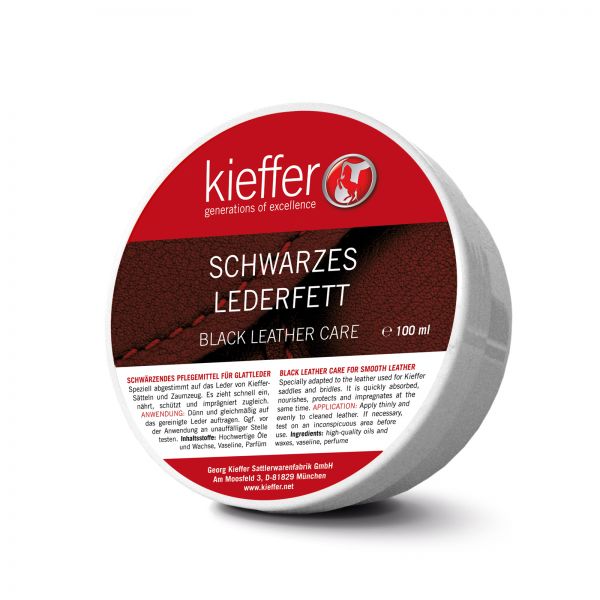 KIEFFER STABLE SUPPLIES 100ML Kieffer Black Leather Creme