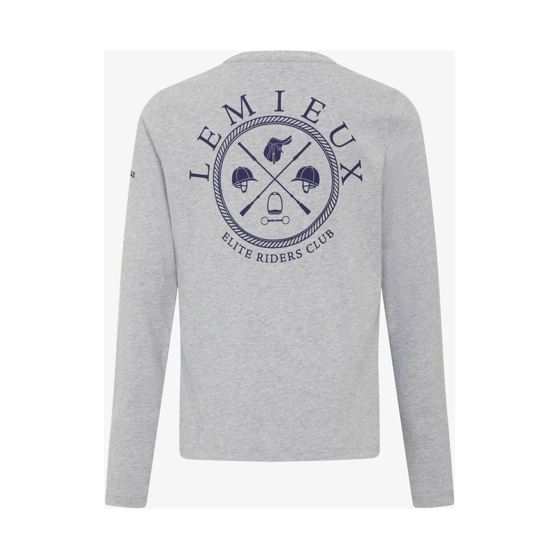 LEMIEUX CLOTHING LeMieux Young Rider Lara Long Sleeve Tee in Grey