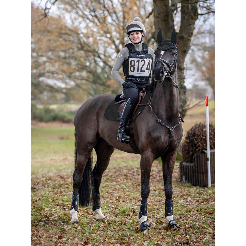 LEMIEUX SADDLEPADS & NUMNAHS LARGE / BLACK LeMieux Suede Close Contact Saddle Pad in Black