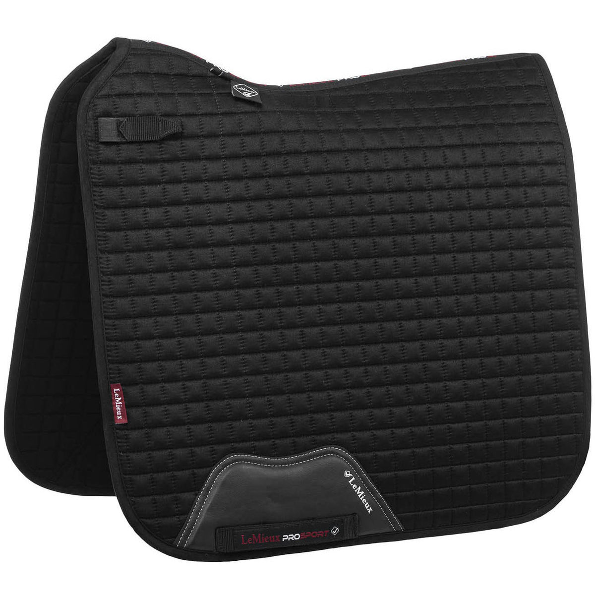 LEMIEUX SADDLEPADS & NUMNAHS LeMieux Suede Dressage Saddle Pad in Black