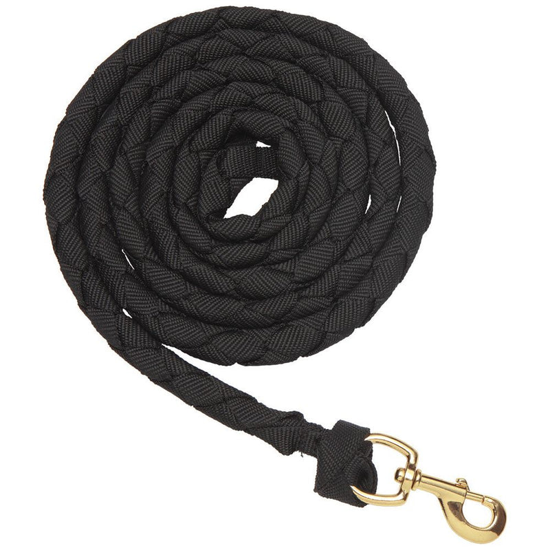 STC HALTERS & LEADS BLACK/BLACK Zilco Braided Lead