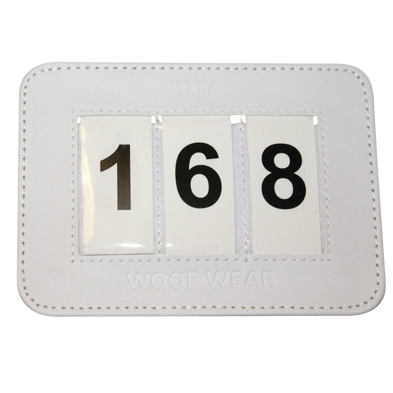 WOOF WEAR BRIDLES & STRAPPING 3 DIGIT Woof Wear Saddlecloth Number Holder