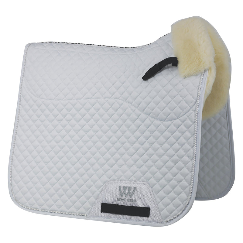 WOOF WEAR SADDLEPADS & NUMNAHS WHITE Woof Wear Sheepskin Dressage Saddlepad